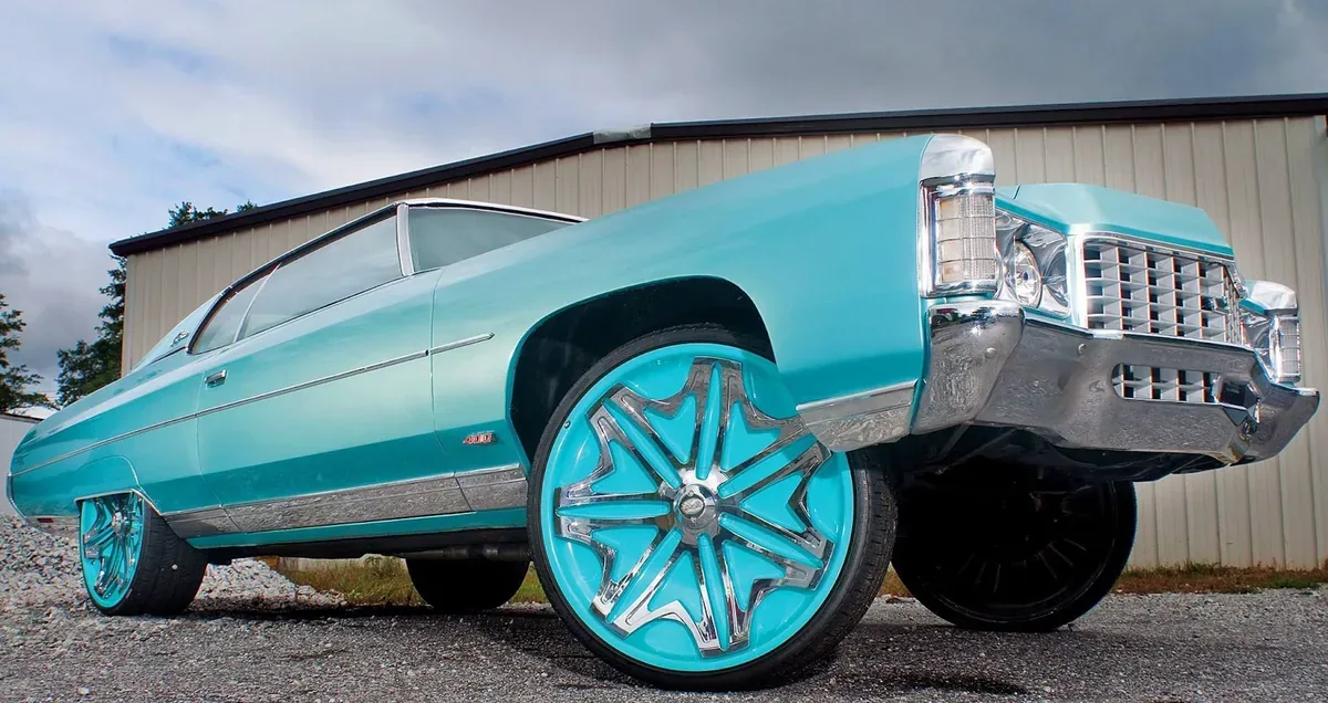 Painted Davin wheels — custom wheel refinishing Jacksonville FL